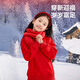 Piggy Banner Children's Red Sweatshirt 2025 New Boys' Year of the Horse New Year's Clothes Plus Velvet Thickened Girls' New Year's Tops