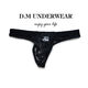 Men's T-string low-waist sexy men's underwear lace mesh breathable empty summer T-shaped sexy temptation mesh black L115-130Jin Jin equals 0.5 kg