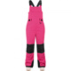 Gsou SNOW new children's overalls winter outdoor sports single and double plate wear-resistant color-blocking windproof and waterproof ski pants for women black 90cm