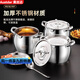 Aoshida 304 Extra Thick Lard Can with Filter Lard Can Double-Eared Lard Pot Lard Can with Cover Oil Basin Oil Pot Home/Kitchen Essentials 304 Extra Thick Lard Can Limited Time Impulse Thickening and Deepening 1000ml (approximately 2 Jin Jin is equal to 0.5 kg) with lid + no filter