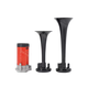 Yusenyi Five Lions super loud air horn waterproof warning car motorcycle electric vehicle 12V24v modified high-pitched police whistle 24v Five Lions air horn (set) with relay universal + double horn