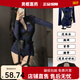 Universal royal sister's uniform, marine uniform, a complete set of one-piece cosplay costumes for women, new hot white hat, one size fits all, great value, full set of blue, including model's same hat