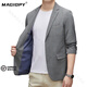 MAGIOPY luxury high-end brand casual suit for men spring and autumn new business casual small suit fashionable single suit jacket for men gray high-end gift box M 170 high-end gift box