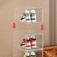 Yusenyi Shoebox Storage Box Transparent Plastic Shoe Cabinet Shoe Storage Artifact Home Shoe Rack Shoe Cabinet Storage Box Highly Transparent PP Magnetic Side Opening Door (1 Pack) Highly Transparent PP Magnetic Side Opening Door (1 Pack) 36x27x21cm 36 pcs 36x27x21cm