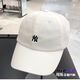 New men's and women's hats, new sports hats, fashionable couple baseball caps, mini small label peaked caps, white NY mini label, one size fits all