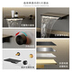 MIEHONE German hidden bathtub faucet minimalist waterfall style powder room wall faucet all copper hot and cold large flow light luxury gray - waterfall style wall faucet all copper casting
