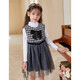Montagut children's clothing girls design bow sleeveless splicing tutu skirt princess dress trendy dress for older children