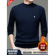 POLO SPORT Paul Sweater Men's Winter Warm Clothes Half Turtle Collar 2024 New Plus Velvet Thickened Knitted Bottoming Wool Sweater Black One-Fleece 2XL 180 Recommended 160-170 Jin Jin equals 0.5 kg