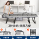 Stable folding bed lunch break folding bed single bed lounge chair camp bed office nap bed eight feet waist belt