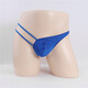 Sexy men's sexy one-sided thong hollow T-pants men's stage macho performance sexy underwear wholesale blue one size