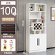 Yusenyi Wine Cabinet Partition Cabinet Home Wall Porch Simple Entry Door Shoe Cabinet Integrated Living Room Sideboard Cabinet Storage Cabinet Includes Entry Double Door 100 All White