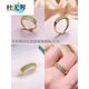 Duyouqin Tourmaline Ring Row Ring Women Candy Rainbow Color S925 Silver Inlaid Gemstone Hand Jewelry Gift Opening Adjustable Tanzanite J274