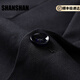 Shanshan (SHANSHAN) light luxury brand men's suit black dress slim fashion wedding business suit for men black XL 180/50B/34