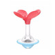 Pigeon flower teether for 3 months old, Japanese oral training device rattles the baby to soothe the little flower teether, the baby grinds teeth, coaxes the baby to bite and enjoys it, flower pattern