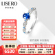 Yi Cai Little Lucky Natural Sapphire Ring Women's 18K Gold Fashion Ring Birthday Gift for Girlfriend 0.77 Carat Cornflower/Perfect Cut/GUILD