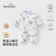 Happy Bear baby thickened onesie newborn winter quilted warm romper baby antibacterial winter clothing
