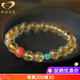 GONMCEAN Brazilian Natural Citrine Bracelet Zodiac Year Buddha Bead Bracelet South Red Jewelry Women's Gift
