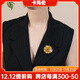Camaron sunflower brooch, high-end women's model, exquisite 2025 new suit accessories, high-end corsage, anti-exposure pin, sunflower brooch