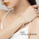 Chinese gold and silver bracelet women's full silver ancient method silver bracelet for wife and mother birthday gift about 25g [No. 58]