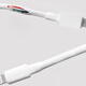 Kunsui Data de teléfono móvil Caso de protección del cable Tubo de retiro del calor Adecuado para tipo C Caso de protección de la cabeza del cable Android Teléfono móvil Reparación del cargador [blanco 8 cm] Caso de protección del tubo de retiro del calor 6 paquetes