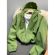 Shan Ye Avocado Green Soft Shell Jacket Men's and Women's Outdoor Sports Mountaineering Cycling Suit American Workwear Jacket Fruit Green Upgrade S