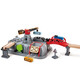 Hape Germany hape train track toys children's train wooden building blocks plugged track set Children's Day gifts Train track cart transportation storage set E3764