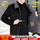 NASAOVER sheep woolen coat men's autumn and winter short double-sided woolen coat men's thickened down lining lapel woolen jacket men's Khaki 803 (removable down lining) M (90-115Jin Jin equals 0.5 kg)