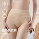 UFEEL flesh foundation skin high waist seamless breathable cross tummy control slimming body briefs silk bottom crotch underwear for women 1999 foundation skin + foundation skin 2 pieces XL (120-140Jin Jin equals 0.5 kg)