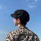 ZNMW men's beret retro octagonal hat men's trendy British black Japanese style literary pumpkin painter hat boys thin shell black one size fits for 55-58 head circumference