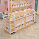 Muyi Supermarket shelf display rack convenience store hook Zhongdao Cabinet Snacks Maternal and Baby Stationery Store Adjustable double-sided rack [End hook] 690*360*1300