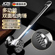 JCZS German quality solid steak hammer steak hammer zinc alloy tendon breaker kitchen tenderizer meat tool double-sided meat loosening hammer