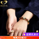 GONMCEAN Brazilian old mineral material full-color tourmaline bracelet Buddha beads jewelry simple women's bracelet gift