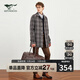 Septwolves coat men's winter cotton wool woolen wide windproof business casual woolen coat windbreaker jacket for men