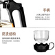 Jingyanxuan teapot tea water separation large capacity household glass teacup office tea set complete set 1000mL teapot + 4 lotus cups