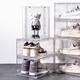 Yusenyi acrylic transparent shoe box AJ sneaker storage display box magnetic front opening drawer type gift plastic shoe wall 30 fully transparent front opening shoe boxes 30 fully transparent front opening shoe boxes 34x26x19cm 34 34x26x19cm