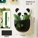 Panda magnetic sealing clip snap-on bamboo food snack bag dustproof and moisture-proof sealing clip refrigerator door magnetic box Panda magnetic box + 12 clips