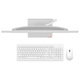 Lenovo AIO micro-border high color gamut integrated desktop computer 23.8 inches (six-core i5-8400T 8G 1T 2G independent display wireless keyboard and mouse) white