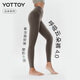 Yottoy cloud pants 4.0 micro-pressure yoga pants women's high-waist butt lift fitness Pilates suit sports outer wear spring gray S _ Recommended 44-50kg