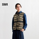Semir vest for women winter imitation lamb wool double-sided round neck inner wear 2025 lazy retro top 109725103003