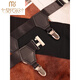 Modal anti-slip socks with leg rings and garters European and American trendy formal wear for men and women, universal metal fixing clips shirt, black and white stockings, white sock clips, 1 pair of classic matte
