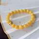 La Yun Feiyin Beeswax Bracelet Women's Round Bead Single Circle Bracelet Women's Gift Fashionable 8mm