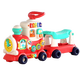 
HUILE TOYS 4-in-1 Smart Fun Train Baby Walker Children's Twist Car 1-3 Years Old Boy and Girls Years Old Toy Gift 4-in-1 Multifunction Smart Fun Train D8990