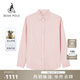 Beanpole new product containing cashmere Beanpole 2025 autumn and winter women's casual long-sleeved shirt light pink S 160/84A