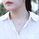 Wanfu Long Fritillary Unicorn pt950 Platinum Necklace for Women Niche Simple Cute Personalized Platinum Pendant Best Friend Gift Gift Platinum PT950 Niche Cute Unicorn Necklace 4.82g