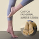 Japanese JP split-toe socks mid-length dotted cotton sweat-absorbent sports trampoline toe five-finger socks Pilates fitness non-slip black one-size-fits-all