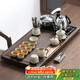 Shangyanfang Ru Kiln Kung Fu tea set with tea tray all-in-one fully automatic high-end household tea table Kung Fu tea set