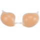 Wedding bra stickers for women's large and small breasts, silicone bra pads, bra tops, thickened, gathered and enlarged breast stickers to block bumps, nubar, one-size-fits-all skin color (front opening to adjust size, one-size-fits-all