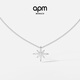 APM Monaco six-pointed star clavicle sweater chain design fashionable simple jewelry gift gift sweater chain for girlfriend