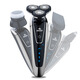 Jingdong Express self-operated electric shaver for men 2025 new small steel cannon that does not leave stubble official flagship store original authentic shaver best-selling No. 1 shaver silver standard + head + nose hair remover + facial cleanser