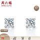 Saturday Fortune Star Earrings S925 Silver Earrings Female Niche Birthday Gift BYGS097441 Pair